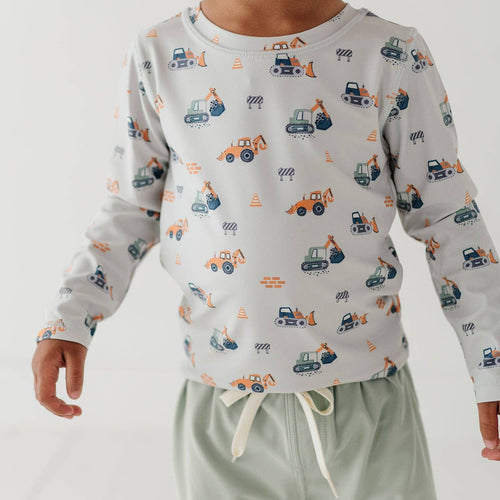 Babysprouts Long Sleeve Rash Guard Swim Shirt