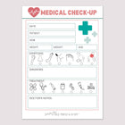 Pretend Play Doctor Medical Check-up Notepad
