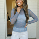 Oh My Darling Floral Mesh Top