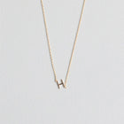 Initial Necklace In Gold