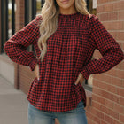 Wildwood Check Red Smock