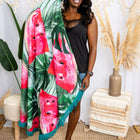Circular Beach Towel - Watermelon