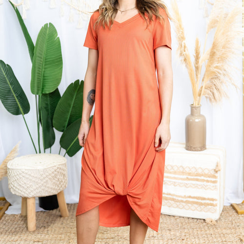 Tied To You - Midi Dress