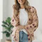 Dainty Layers Floral Kimono