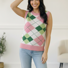 Sugarplum Argyle Sweater Vest