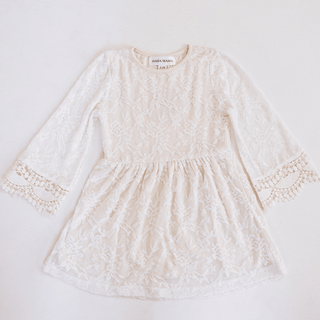Ivory Lace Mommy & Me Dress - Child