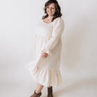 Muslin Puffed Sleeve Mommy & Me Dress - Women