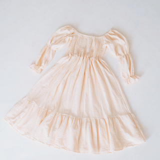 Muslin Puffed Sleeve Mommy & Me Dress - Women