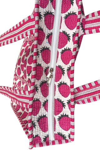 SC - Addison Strawberry Print Tote Bag