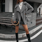 Zip-Up Collared Teddy Jacket