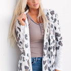 Printed Long Sleeve Cardigan