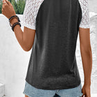 Color Block Raglan Sleeve Round Neck Tee