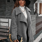 Zip-Up Collared Teddy Jacket