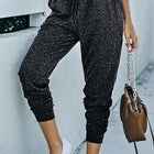 Leopard Print Joggers with Pockets