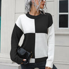 Contrast Drop Shoulder Sweater