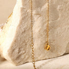 Pearl Hoop Link Pendant Necklace