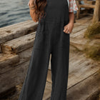 Full Size Wide Leg Front Pocket Jumpsuit