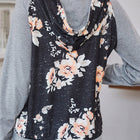 Printed Raglan Sleeve Hoodie