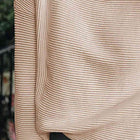 Ribbed Mock Neck Long Sleeve Sweater