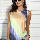 Tie-Dye Round Neck Tank