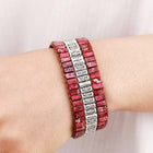 Handmade Triple Layer Natural Stone Bracelet