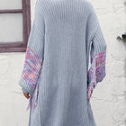 Fringe Sleeve Dropped Sholder Cardigan
