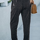 Leopard Print Joggers with Pockets