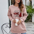 Christmas Tree Graphic Drop Shoulder Sweatshirt