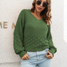 V-Neck Long Sleeve Sweater
