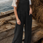 Full Size Wide Leg Front Pocket Jumpsuit