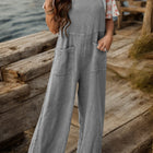 Full Size Wide Leg Front Pocket Jumpsuit