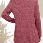 Turtleneck High Low Top