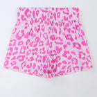 Leopard Elastic Waist Shorts