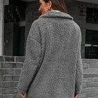 Zip-Up Collared Teddy Jacket