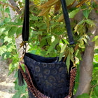 PU Leather Shoulder Bag with Tassel