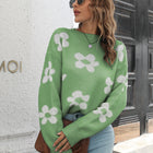Floral Dropped Shoulder Sweater