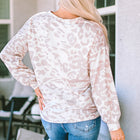 Round Neck Color Block Dropped Shoulder Tee