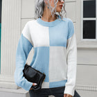 Contrast Drop Shoulder Sweater
