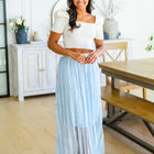 Cascading Ruffles A-Line Skirt