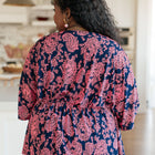 Dearest Dreamer Peplum Top in Pink Paisley