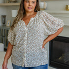 Fancy Me Floral Button Down
