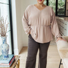 Imagine It All V-Neck Peplum Top