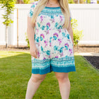 Little Boho Moment Floral Romper