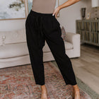 Love Me Dearly High Waisted Pants in Black