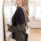Mixed Emotions Color Block Hoodie