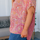 No Competition Mixed Print Button Down