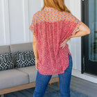 No Competition Mixed Print Button Down