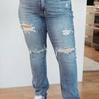 O'Hara Destroyed Straight Jeans