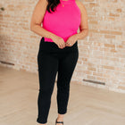 Previous Engagement Halter Neck Sweater Tank in Pink