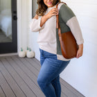 Split Personality Color Block Top